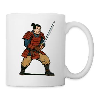 Japan Warrior Samurai - Mug - white - Right