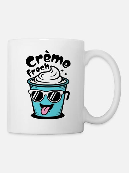 Crème Frech - Tasse - Weiß