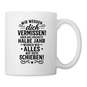 Ex colleagues Congratulations on your escape New job - Mug - white - Right