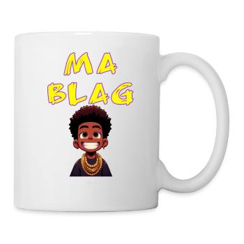 RUN MA BLAG - Mug blanc - blanc - Droite