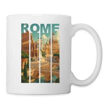 Chemise Skyline Rome - Mug blanc - blanc - Droite