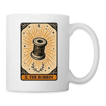 Bobbin of Fate Tarot Sewing - Mug - white - Right