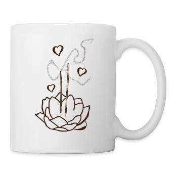 Räucherwerk - Tasse - Weiß - Rechts