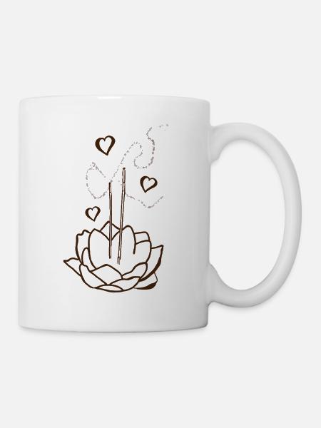 Encens - Mug blanc - blanc