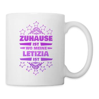 Petite amie Letizia - Mug blanc - blanc - Droite