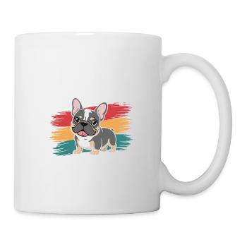 Maman bouledogue français, marchande de snacks légendaire - Mug blanc - blanc - Droite