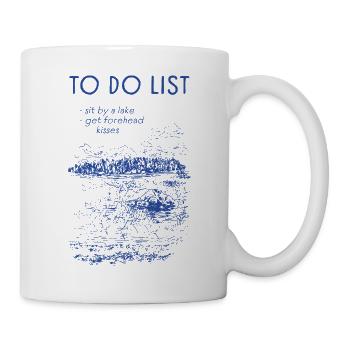 LISTE DE CHOSES À FAIRE - Mug blanc - blanc - Droite