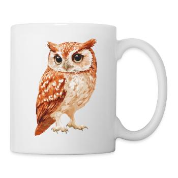 Eule - Tasse - Weiß - Rechts