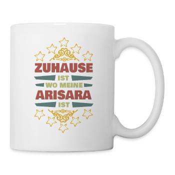 Arisar comme partenaire de vie - Mug blanc - blanc - Droite