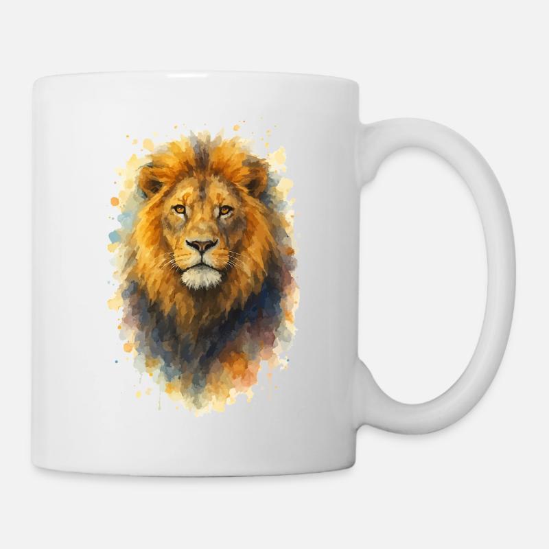 Lion lion - Mug blanc - blanc