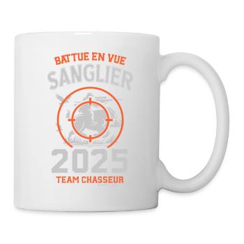 Driven Boar 2025 Hunter-Ausrüstung - Tasse - Weiß - Rechts
