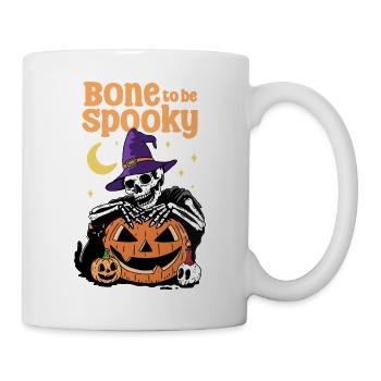 Os pour être effrayant - Mug blanc - blanc - Droite
