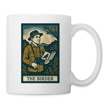 The Birdwatcher Illustration - Mug - white - Right