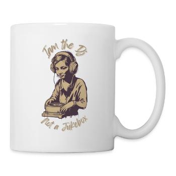 DJ Femme en Action Design - Mug blanc - blanc - Droite
