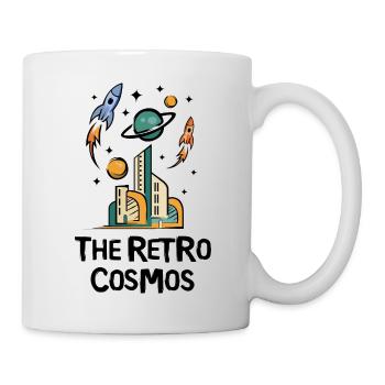 Future City with missiles - Mug - white - Right