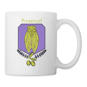Provençal cicada with olives - Mug - white - Right
