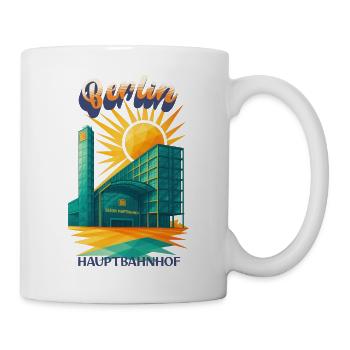 BERLIN Hauptbahnhof - Chemise Urban Retro Dreams - Mug blanc - blanc - Droite