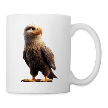 Adler Weißkopfseeadler Steinadler Seeadler Eagle - Tasse - Weiß - Rechts