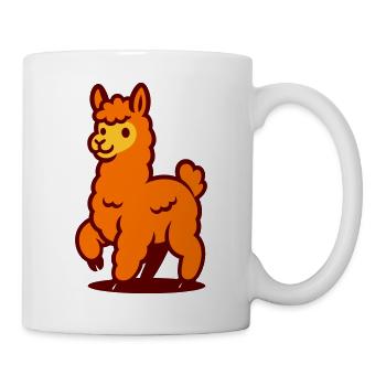 Joyeux lama - Mug blanc - blanc - Droite