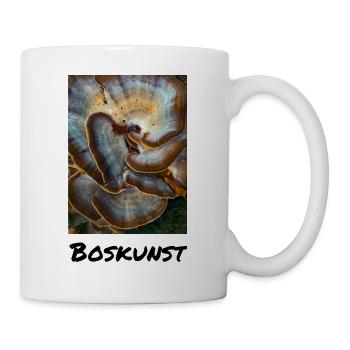 Natürliches Schimmelkunstdesign - Tasse - Weiß - Rechts