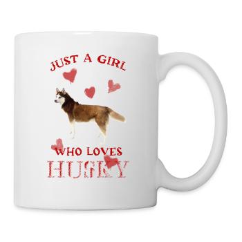 Husky Design Für Hundeliebhaber - Tasse - Weiß - Rechts