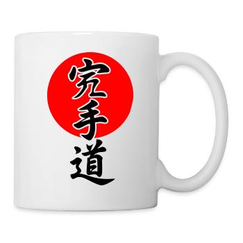 Karate Schriftzug  - Tasse - Weiß - Rechts