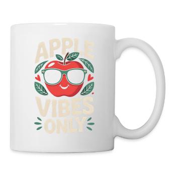 Apple Vibes Only Fall Autumn Apple Picking - Tasse - Weiß - Rechts