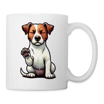 Jack Russel terrier Jack russel liebhaber Jackie - Tasse - Weiß - Rechts