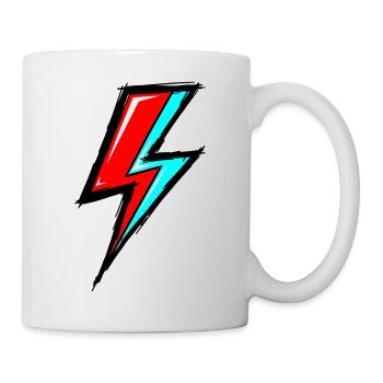 Éclairage esthétique au néon - Mug blanc - blanc - Droite