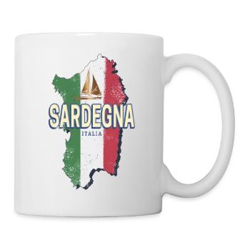 Sardinia Italy Retro Region Vintage Souvenir - Mug - white - Right
