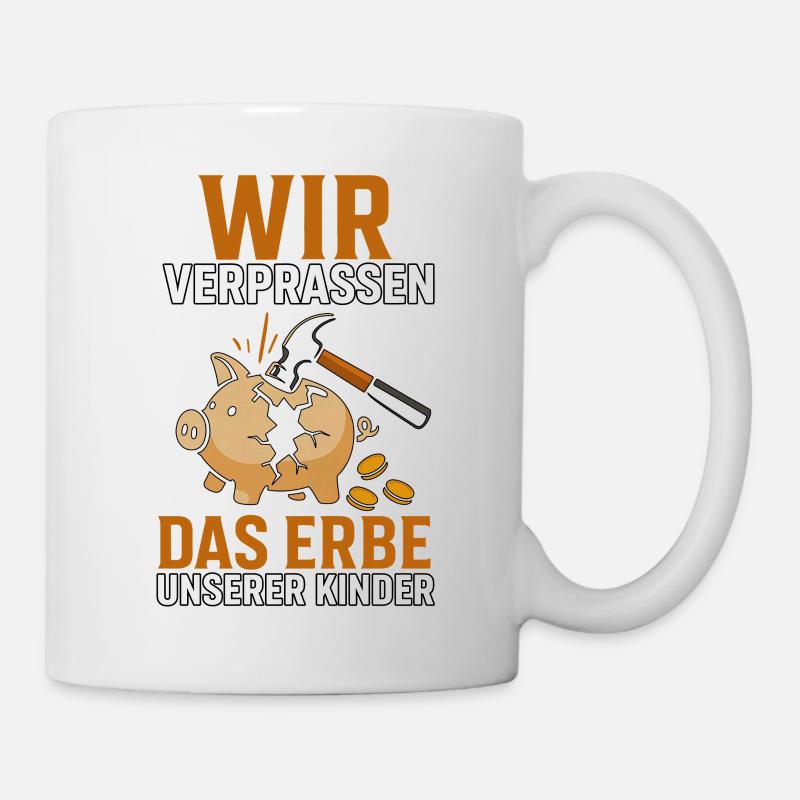 We are squandering our children's inheritance - Mug - white