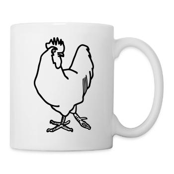Coq - Mug blanc - blanc - Droite