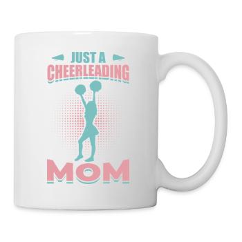 Cheerleading Mom Motivationsdesign - Tasse - Weiß - Rechts