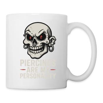 Piercing Addict Body Mod Enthusiast - Mug blanc - blanc - Droite