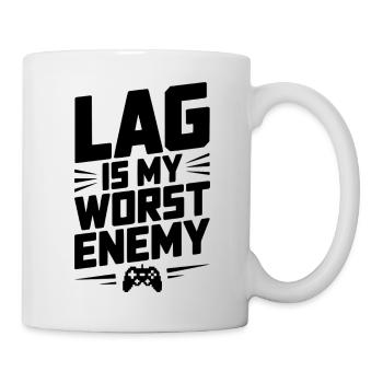 Lag is My Worst Enemy - Mug - white - Right