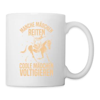 Cool Girl Vaulting Horse Riding - Mug - white - Right