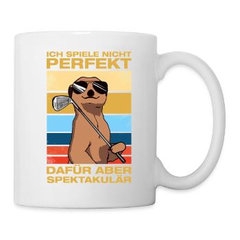 Je ne joue pas parfaitement Golfeur Golf Golf - Mug blanc - blanc - Droite