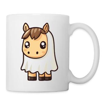 Cheval Halloween fantôme - Mug blanc - blanc - Droite