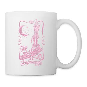 Rapunzel Tower Pink Silhouette - Mug - white - Right