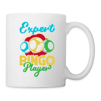 Jeu de bingo Expert Joueur Bingo - Mug blanc - blanc - Droite
