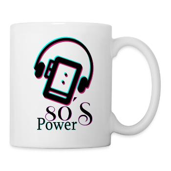 Puissance 80 - Mug blanc - blanc - Droite