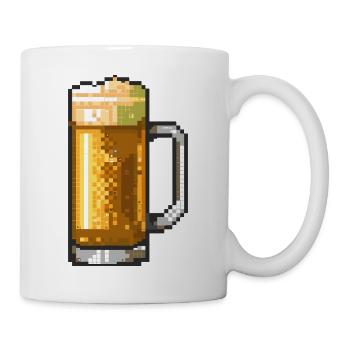 Beer Mug Pixel Art - Mug - white - Right