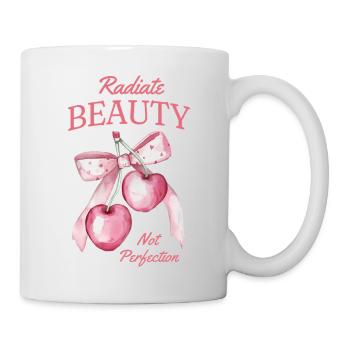 Vitamines dans les cerises Fruit Love Cerises acides - Mug blanc - blanc - Droite