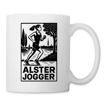 Alster Jogger Hamburg - Tasse - Weiß - Rechts