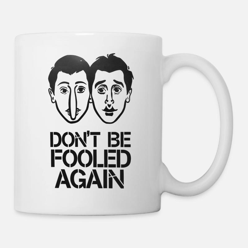 Don’t be fooled again tshirts - Mug blanc - blanc