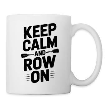 Restez calme et ramez - Mug blanc - blanc - Droite