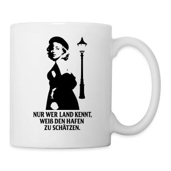 hafen leichtes mädchen - Tasse - Weiß - Rechts