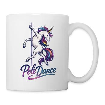 Pole Dance Unicorn Pole Dancer Pole Gift - Mug - white - Right
