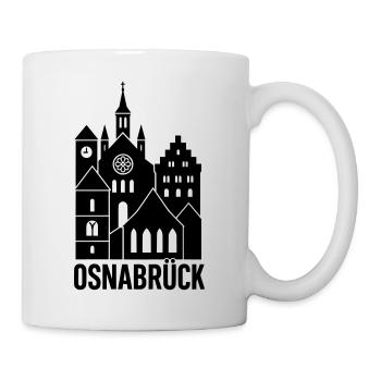 Osnabrück Silhouette - Tasse - Weiß - Rechts