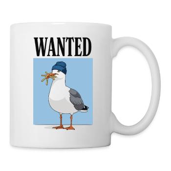 Gesuchte Pommes-möwe - Tasse - Weiß - Rechts